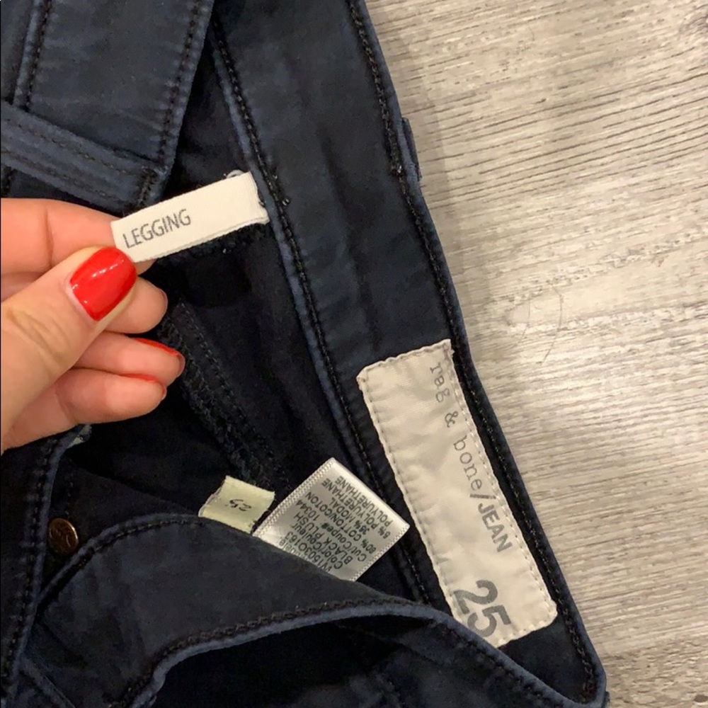 Rag & Bone Legging In Black Plush - image 5